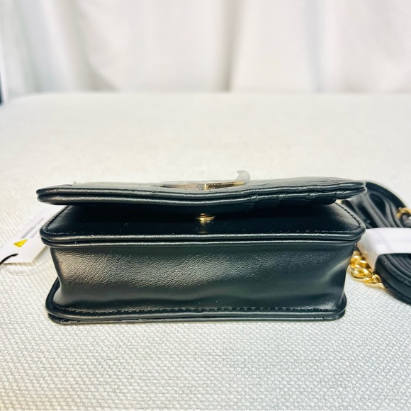 XOXO Black Crossbody Bag with Heart Detail - Picture 6 of 9